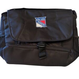 NHL New York Ranger Black Laptop Messenger Bag Adjustable Shoulder Strap NWOT